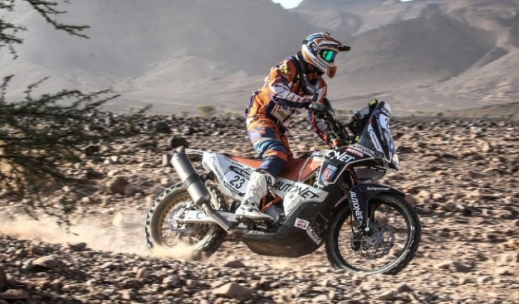 Mani Gyenes s-a antrenat pentru Dakar 2017 în Raliul Marocului