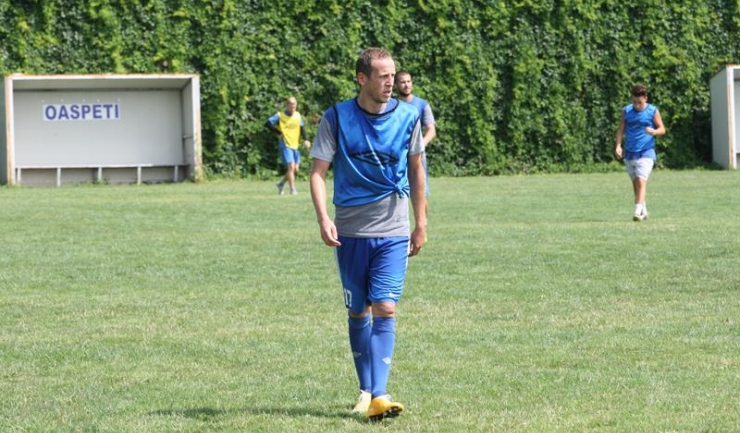 Florin Pătrașcu a revenit după o accidentare și a marcat un gol în meciul-test cu echipa de juniori