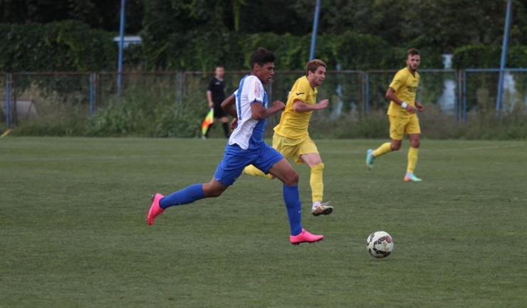 Florinel Coman a marcat cele două goluri ale echipei constănțene FC Viitorul II la Popești-Leordeni