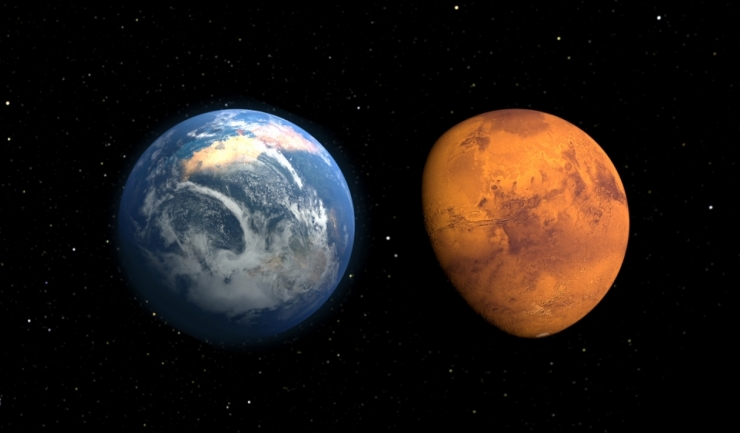 Până în 31 mai, planeta Marte va ajunge mai aproape de Pământ și Soare, ceea ce o face mai ușor de observat