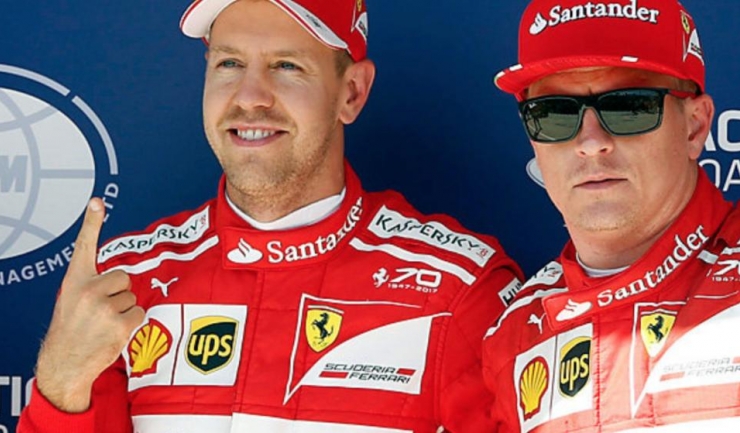Sebastian Vettel și Kimi Räikkönen vor pleca din prima linie a grilei de start pe circuitul de la Budapesta