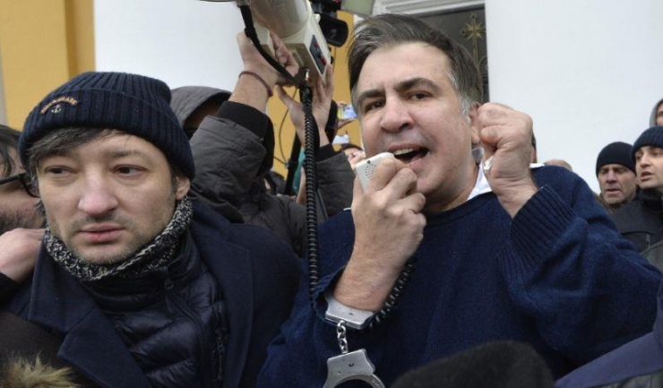 Mihail Saakașvili este acuzat că a vrut să preia puterea din Ucraina prin forță