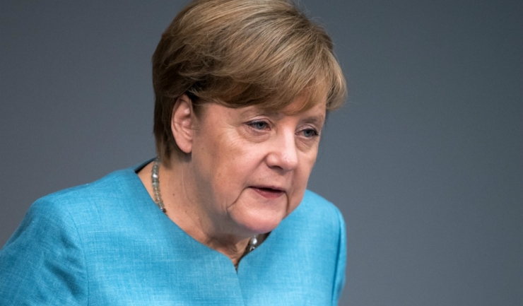 Cancelarul german, Angela Merkel: 