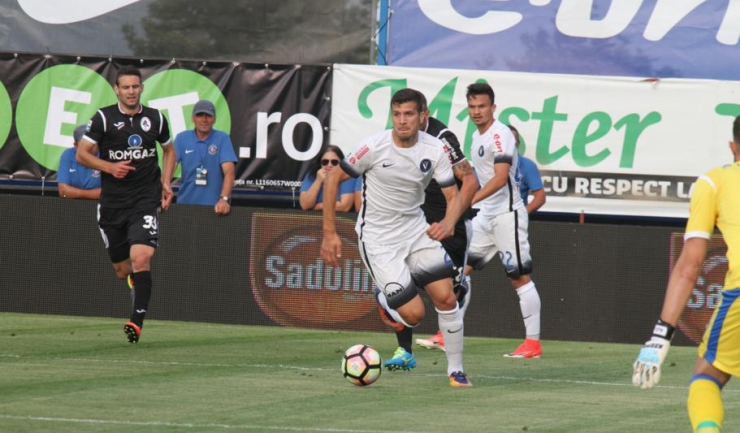 George Țucudean a înscris ultimul gol al Viitorului în meciul cu Gaz Metan