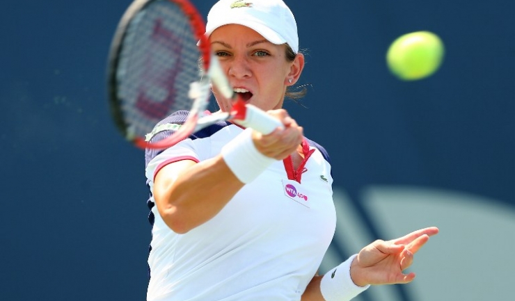 Simona Halep nu a avut replică în meciul cu Petra Kvitova