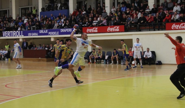 Pivotul Mladen Rakcevic a fost principalul marcator pentru HC Dobrogea Sud în meciul de la Suceava