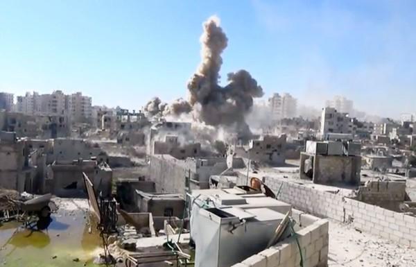 Provincia Afrin a fost bombardată duminică de aviaţia turcă