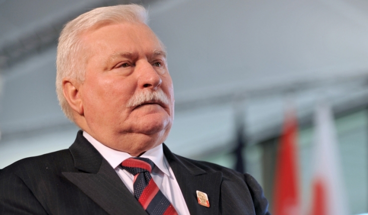 Fostul președinte polonez Lech Walesa, liderul istoric al sindicatului Solidaritatea