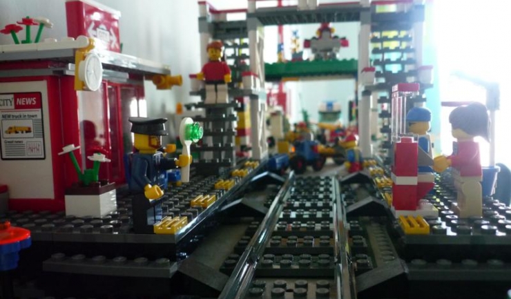 Primul tren Lego motorizat este expus la Maritimo, până la 28 august
