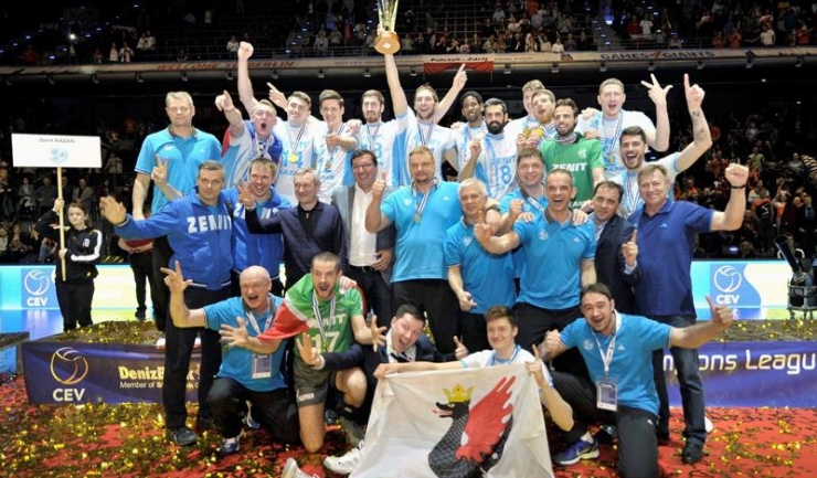 Zenit Kazan este deținătoarea trofeului la masculin