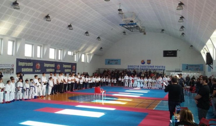 Florin Iordănoaia s-a declarat mulțumit de rezultatele obținute de sportivii constănțeni în concursul de Kung-Fu (sursa foto: Facebook)