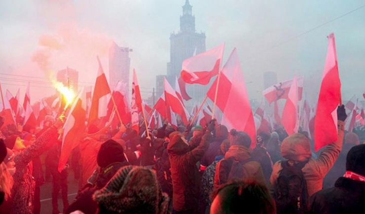 Polonezii au sărbătorit Ziua Independenței cu scandări rasiste și anti-imigrație
