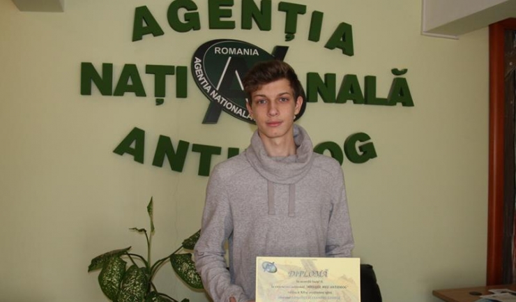 Câștigătorul locului II la secțiunea „Spot”, Alexandru-George Drăghici: „Intenționez să devin voluntar antidrog”