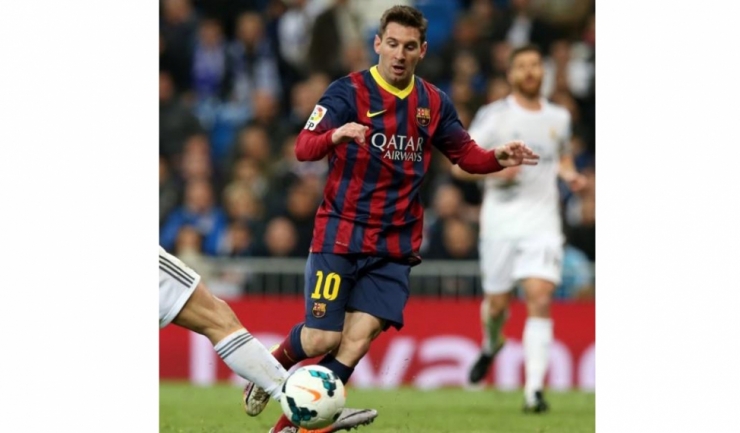 Argentinianul Lionel Messi a marcat un gol spectaculos în partida FC Barcelona - AS Roma, din grupele Ligii Campionilor
