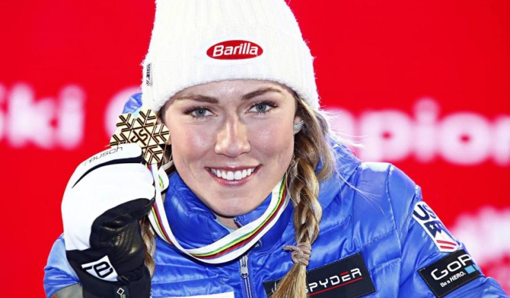 Mikaela Shiffrin a cucerit la St. Moritz al treilea aur mondial consecutiv la slalom special