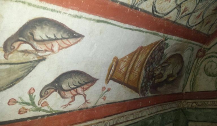 Mormântul Hypogeu din Constanța este un monument special datorită picturii murale de o valoare inestimabilă, dar care va muri pur și simplu în lipsa unei restaurări urgente