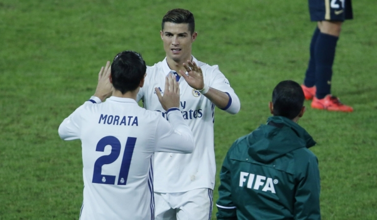 Alvaro Morata a fost introdus pe teren în minutul 112 al partidei de la Yokohama, înlocuindu-l pe Cristiano Ronaldo