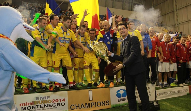 Echipa națională de minifotbal a României este cea mai valoroasă din Europa
