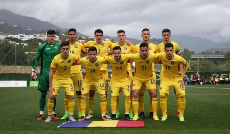 România U21 nu a avut prestații prea bune în partidele-test disputate în Spania (sursa foto: Facebook Federația Română de Fotbal)