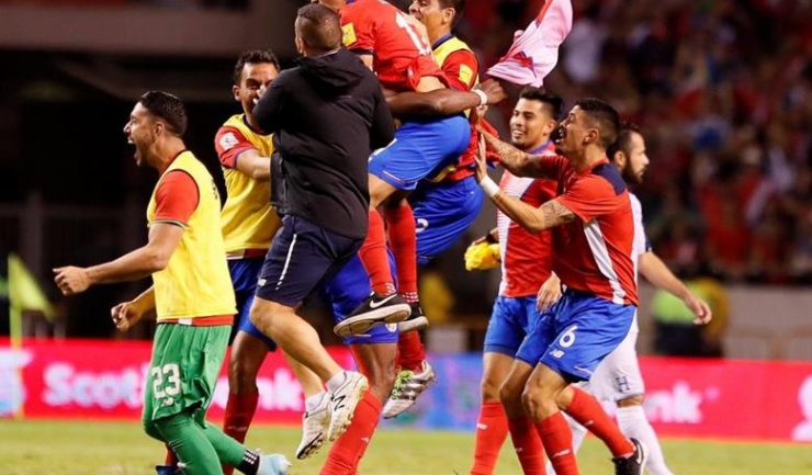 Costa Rica este a 13-a echipă calificată la turneul final (sursa foto: www.twitter.com)