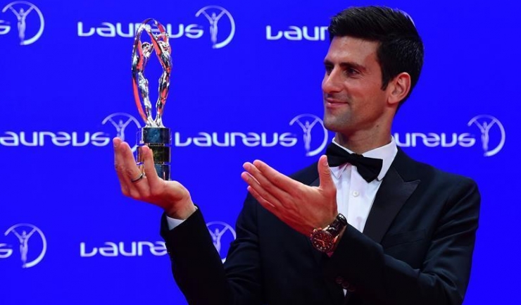 Tenismanul sârb Novak Djokovic a câștigat pentru a treia oară premiul „Laureus”