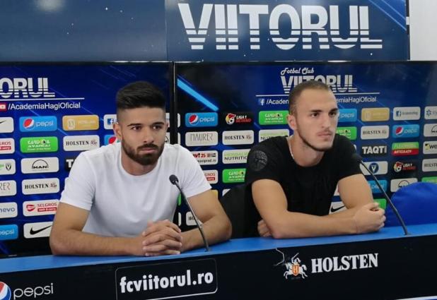 Ionuţ Vînă şi Virgil Ghiţă aşteaptă cu încredere partida cu FCSB