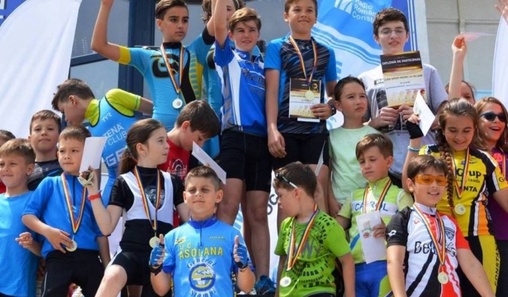 A doua etapă a „Cupei Mării Negre” la ciclism pentru copii și-a desemnat câștigătorii