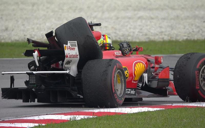 Sebastian Vettel a avut parte numai de ghinioane la Sepang