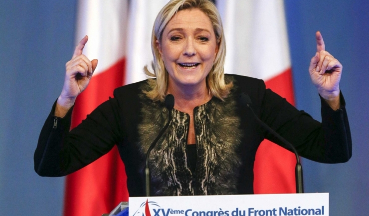 Unul dintre cei mai vocali candidaţi la preşedinţia Franţei: Marine Le Pen, liderul partidului extremist Frontul Naţional