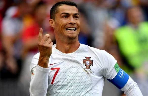 Cristiano Ronaldo a înscris de trei ori în poarta Spaniei şi o dată în cea a Marocului (sursa foto: Facebook FIFA World Cup)