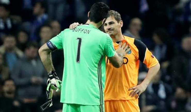 Doi portari intrați în legenda fotbalului mondial, doi buni prieteni: Iker Casillas și Gianluigi Buffon