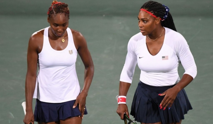 Surorile Venus și Serena Williams au părăsit turneul olimpic de dublu feminin de la Rio 2016 încă din primul tur