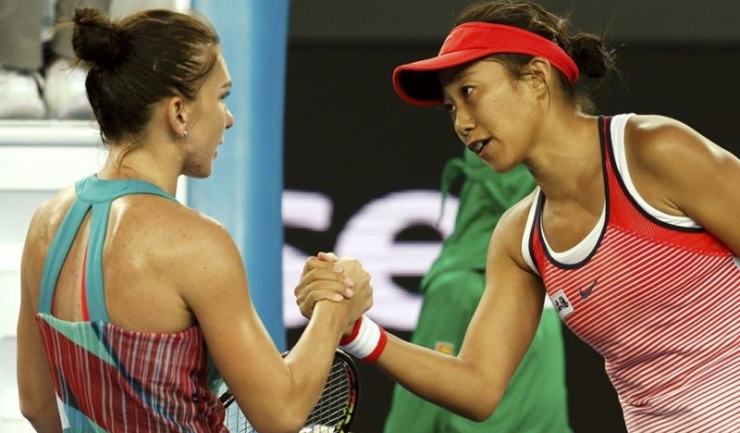 Simona Halep a pierdut fără drept de apel duelul cu chinezoaica Shuai Zhang din primul tur al Australian Open
