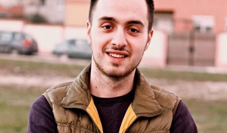 Adrian Bîcu, de 20 de ani, tânărul ce a provocat accidentul