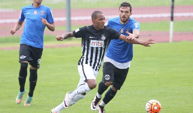 Aurelian Chițu a înscris două goluri și a pasat decisiv la cel de-al treilea în meciul cu Partizan Belgrad