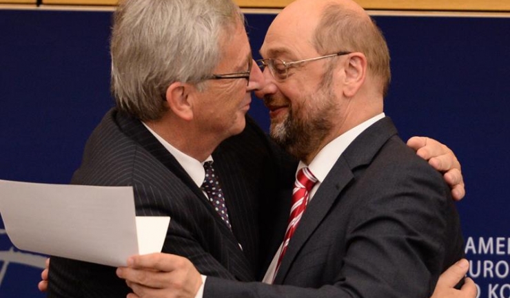 Juncker și Schulz împărtășesc aceleași convingeri în materie de... refugiați