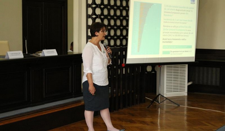 Carmen Ungurean, coordonator al Programului naţional pentru depistarea activă precoce a cancerului de col uterin