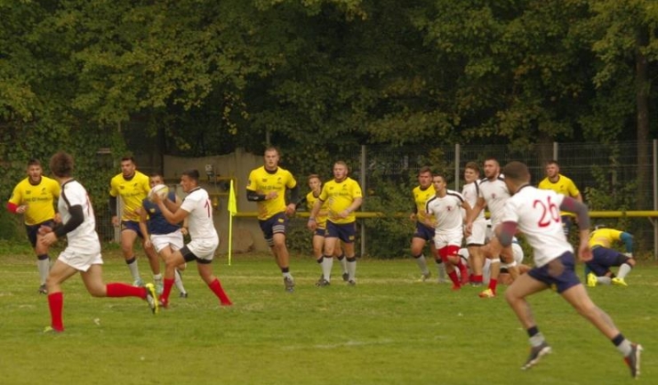 Miercuri, tinerii rugbyști români au susținut un joc-școală cu Dinamo II București