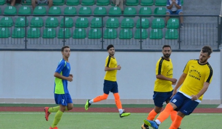 Victoria Cumpăna (tricouri galbene) a început cu dreptul actualul sezon (sursa foto: Facebook AJF Constanţa)