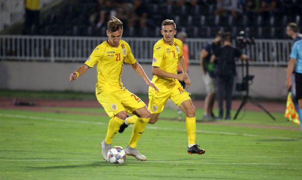 Denis Drăguş, jucătorul Viitorului, a debutat la 19 ani în echipa naţională (sursa foto: www.frf.ro)