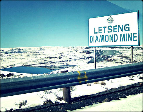 Mina foarte prolifică din Letseng unde a fost găsit diamantul