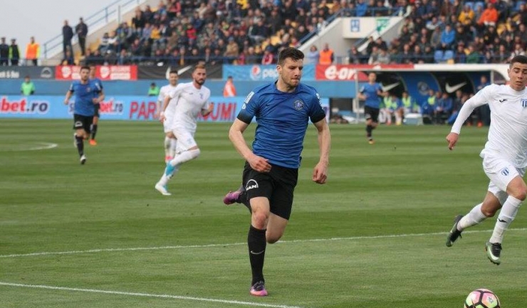George Țucudean a marcat golul de onoare pentru Viitorul în Ştefan cel Mare