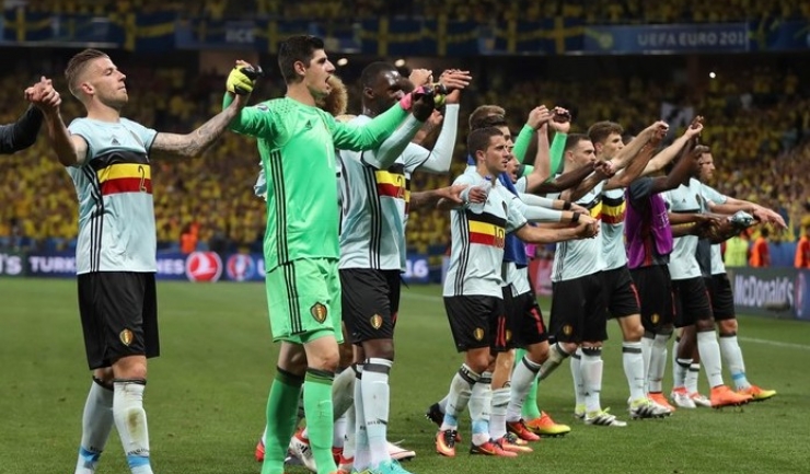 Belgienii au sărbătorit calificarea în sferturile de finală de la EURO 2016