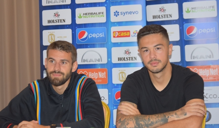 Bogdan Ţîru şi Gabriel Iancu sunt conştienţi că partida cu Dinamo nu va fi una uşoară