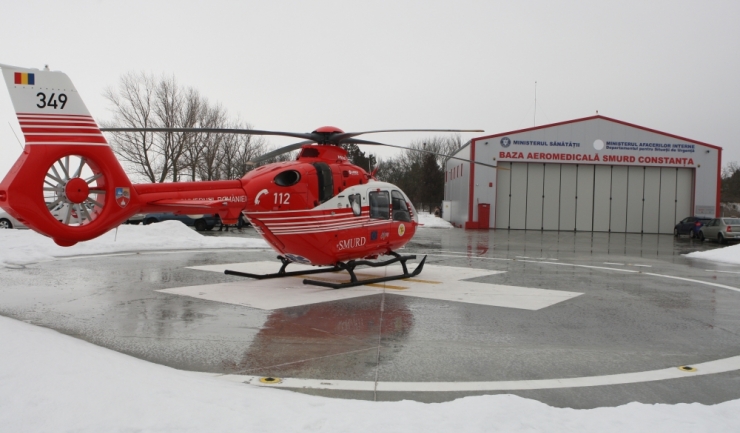 Elicopterul medical care s-a prăbușit în lacul Siutghiol a fost înlocuit de firma de asigurări