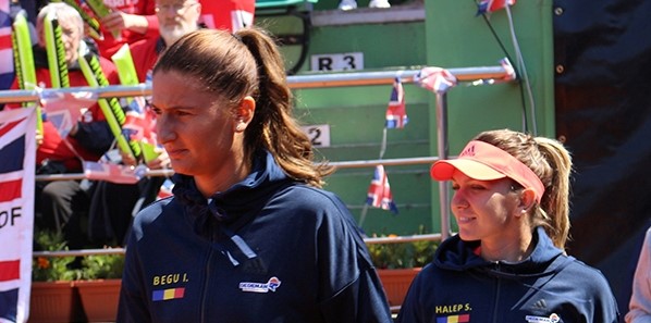 Irina Begu şi Simona Halep au cedat în primul tur la dublu