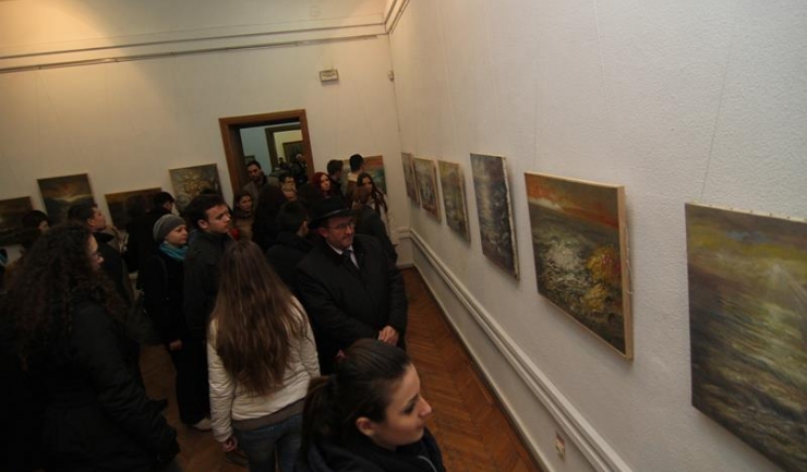 Imagini de la expoziția „Țărmuri însorite“, deschisă pe 15 ianuarie 2014 la Muzeul de Artă