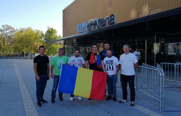 Fanii români au susţinut echipa CSM Bucureşti şi în Germania