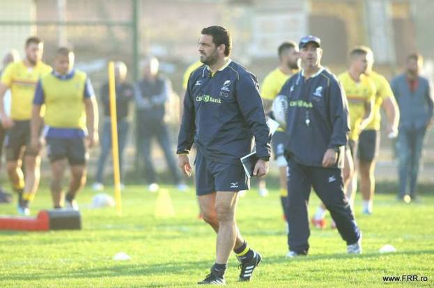 Fostul internaţional francez Thomas Lievremont a condus naţionala de rugby a României doar în trei meciuri (sursa foto: www.frr.ro)