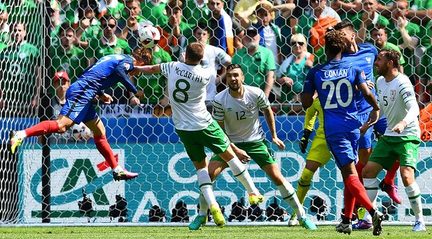 Antoine Griezmann a fost eroul Franței grație „dublei” reușite în fața Irlandei